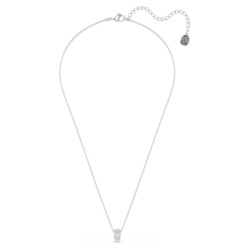 swarovski dextera pendant  white  rhodium plated