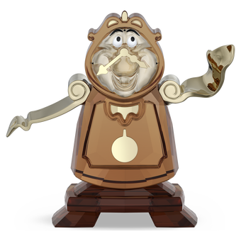 swarovski beauty and the beast cogsworth