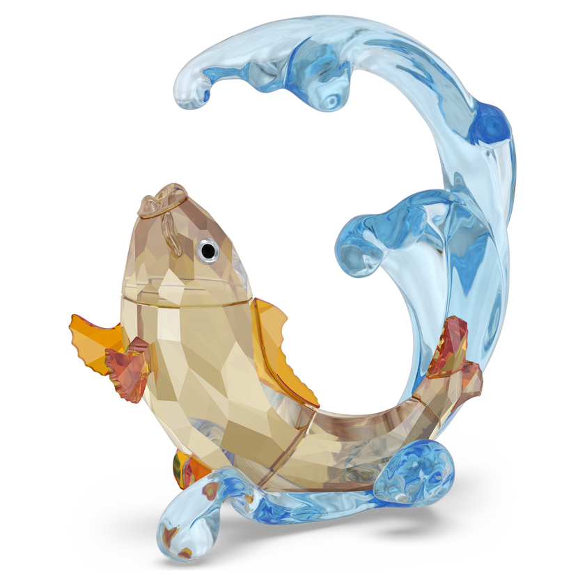 swarovski asian symbols  golden carp