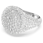 swarovski sublima cocktail ring white rhodium plated