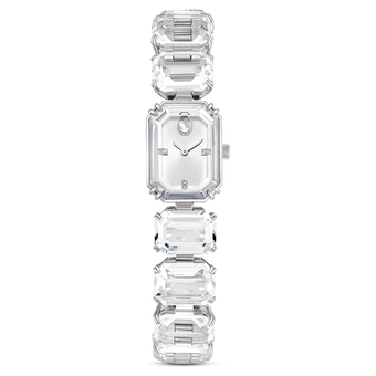 swarovski watch octagon cut bracelet white stainless steel