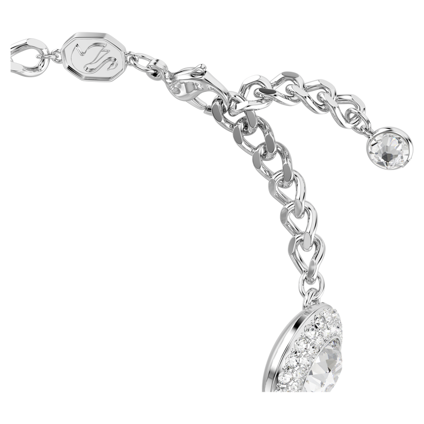 swarovski una angelic bracelet  white  rhodium plated
