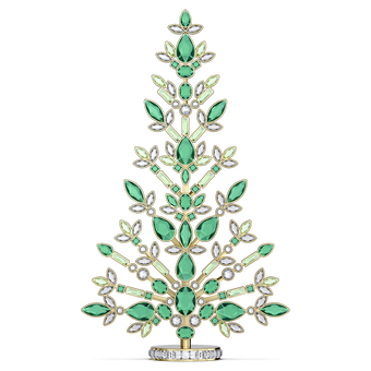 swarovski gema holiday tree  green