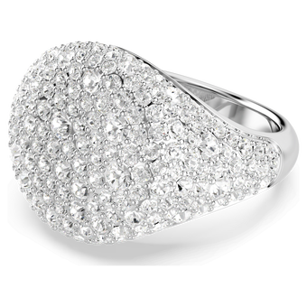 swarovski sublima cocktail ring white rhodium plated