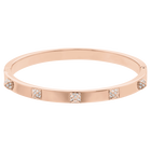 swarovski dextera bangle white rose gold tone finish