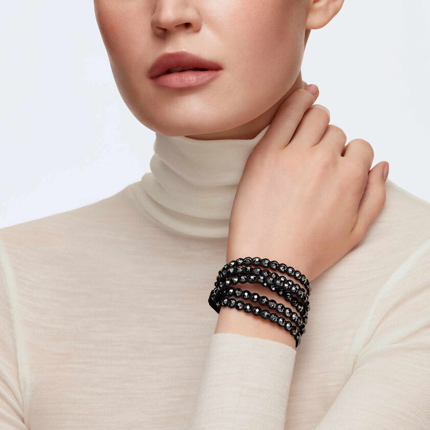 Swarovski Power Collection Bracelet, Black | Swarovski Kuwait
