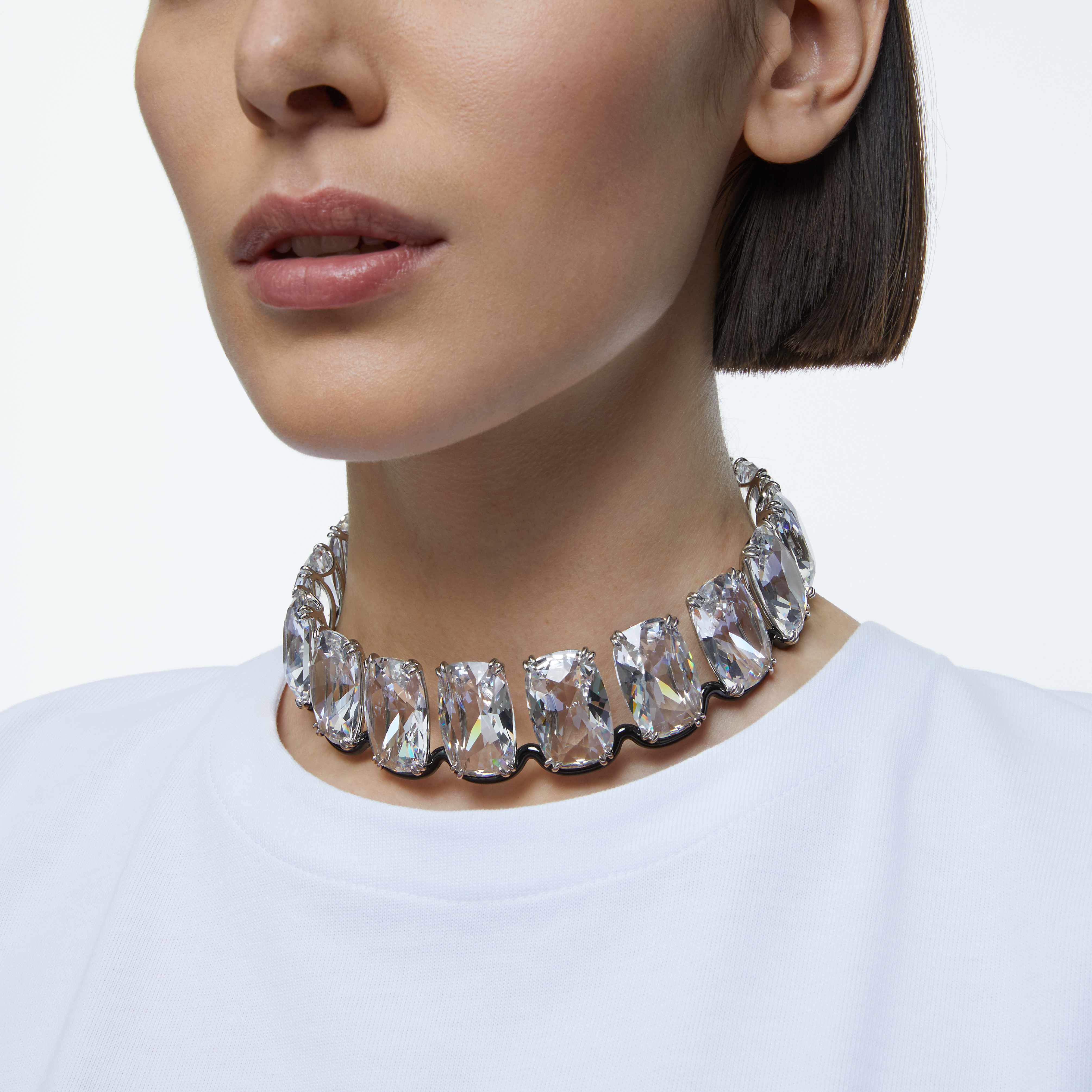 White crystal choker sale