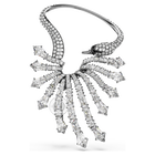 swarovski the vienna collection ear cuff swan white ruthenium plated