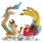 swarovski crystal myriad dragon and phoenix