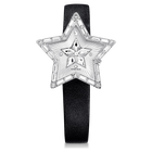 swarovski symbolica star watch swiss made star leather strap white stainless steel