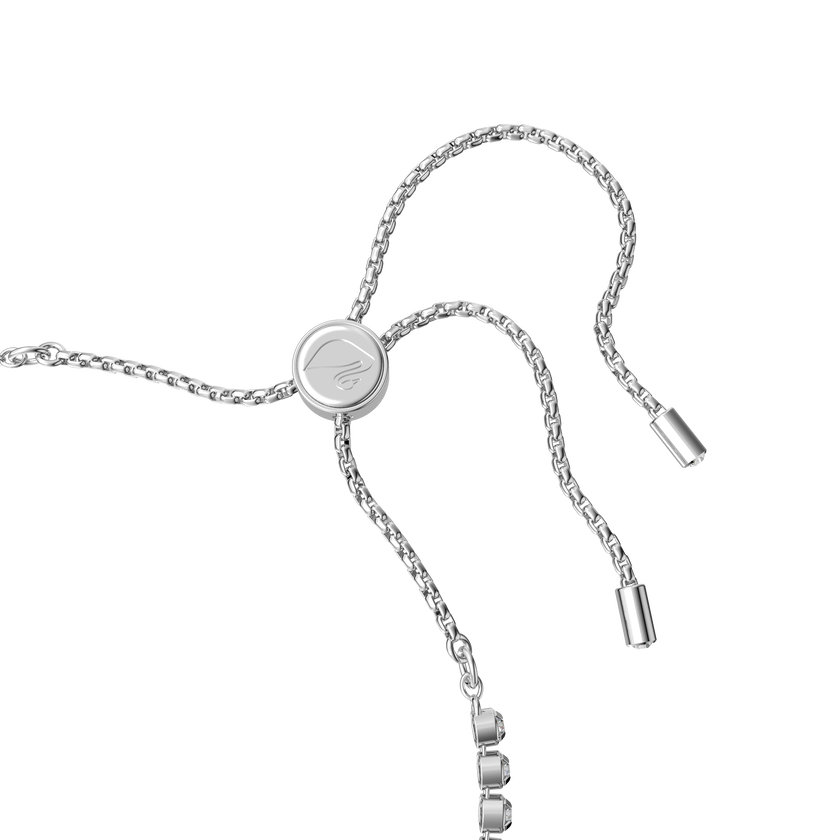 swarovski subtle bracelet  hand  white  rhodium plated