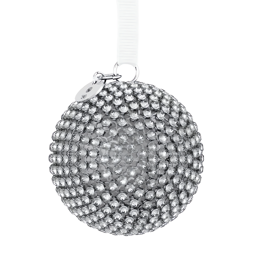 swarovski holiday magic classics  crystal mesh ball ornament
