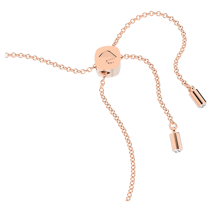 swarovski idyllia lilia bracelet  butterfly  white  18k rose gold finish