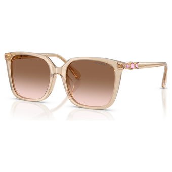 swarovski sunglasses  square shape  sk6049  beige