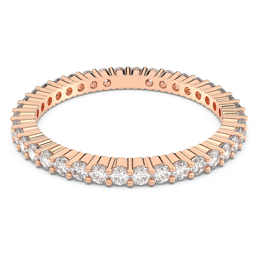 swarovski vittore ring  white  rose gold plated