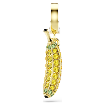 swarovski minions banana charm  pav   yellow  gold tone plated