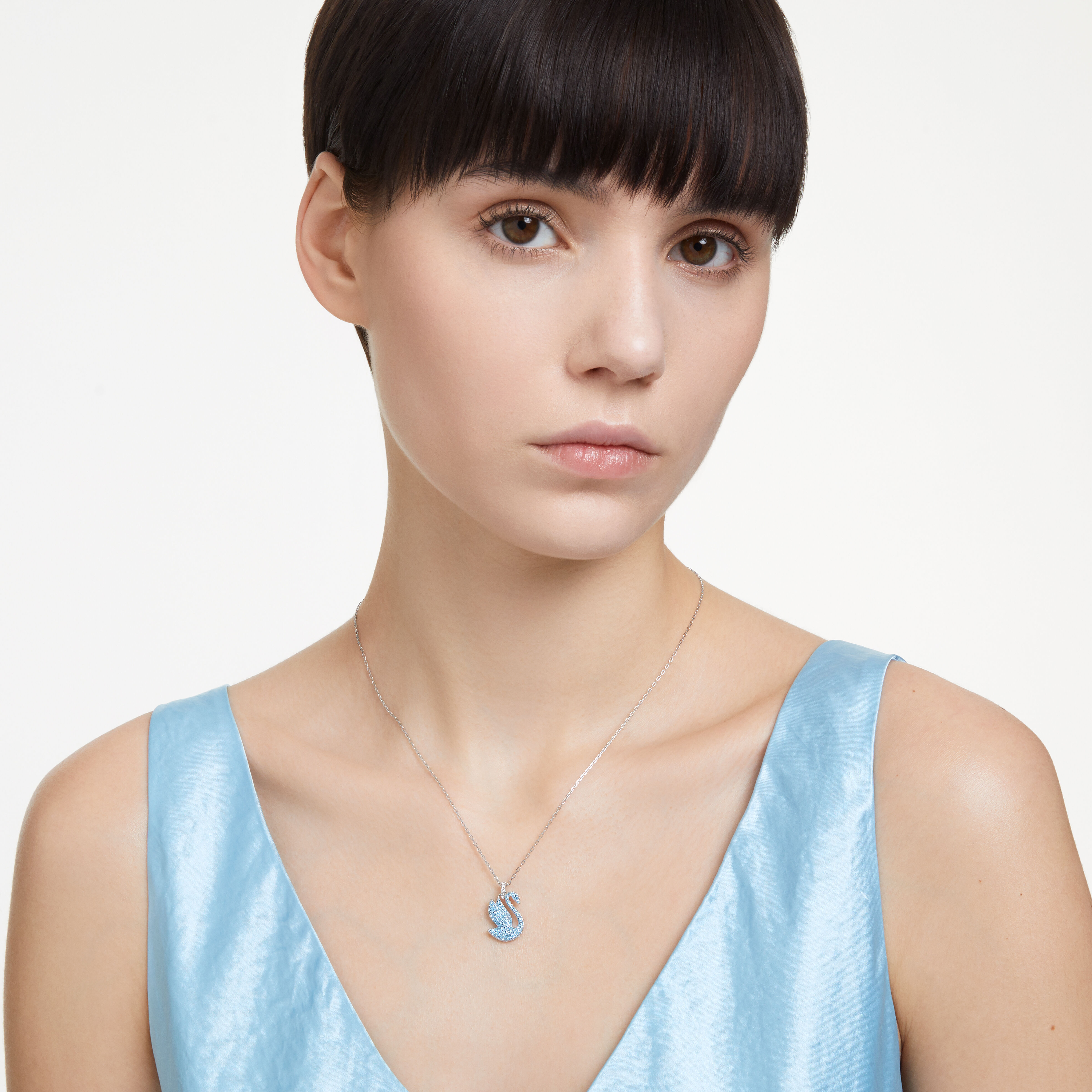 Swarovski iconic hotsell swan pendant