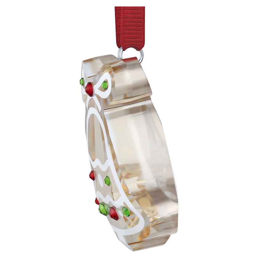 swarovski holiday cheers gingerbread bell ornament