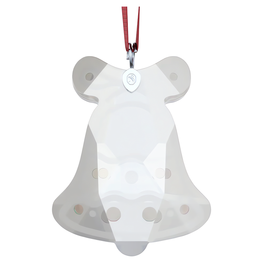 swarovski holiday cheers gingerbread bell ornament