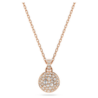 swarovski sublima pendant white rose gold tone plated