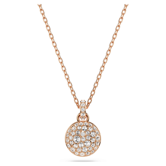 swarovski sublima pendant white rose gold tone plated