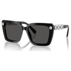 swarovski sunglasses  square shape  sk6032  black
