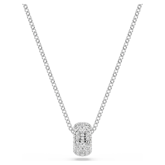 swarovski dextera pendant  white  rhodium plated