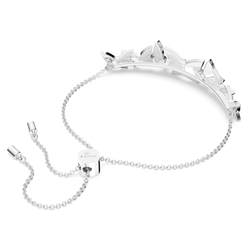 swarovski lilia bracelet  butterfly  white  rhodium plated
