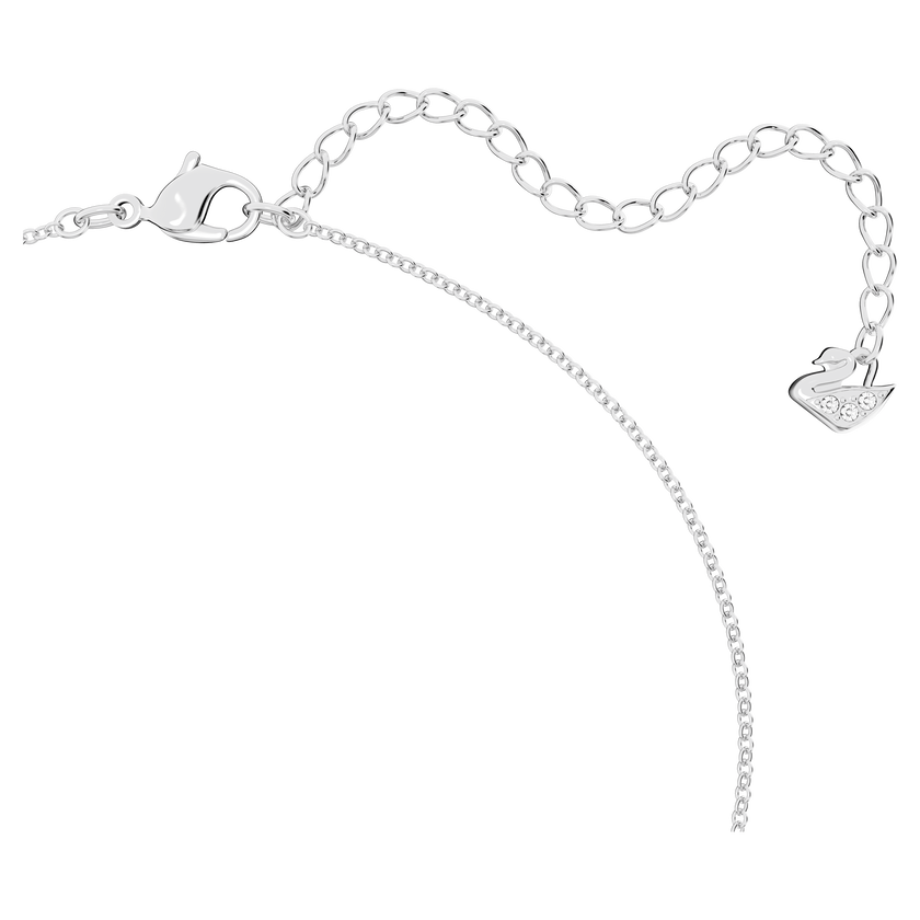 swarovski lilia necklace  butterfly  white  rhodium plated