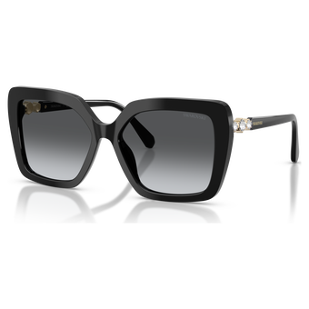 swarovski sunglasses  square shape  sk6049  brown