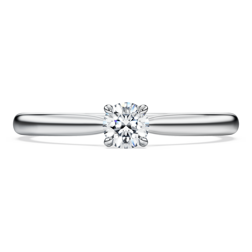 swarovski eternity solitaire ring  lab grown diamonds 0 25 ct tw  round shape  sterling silver