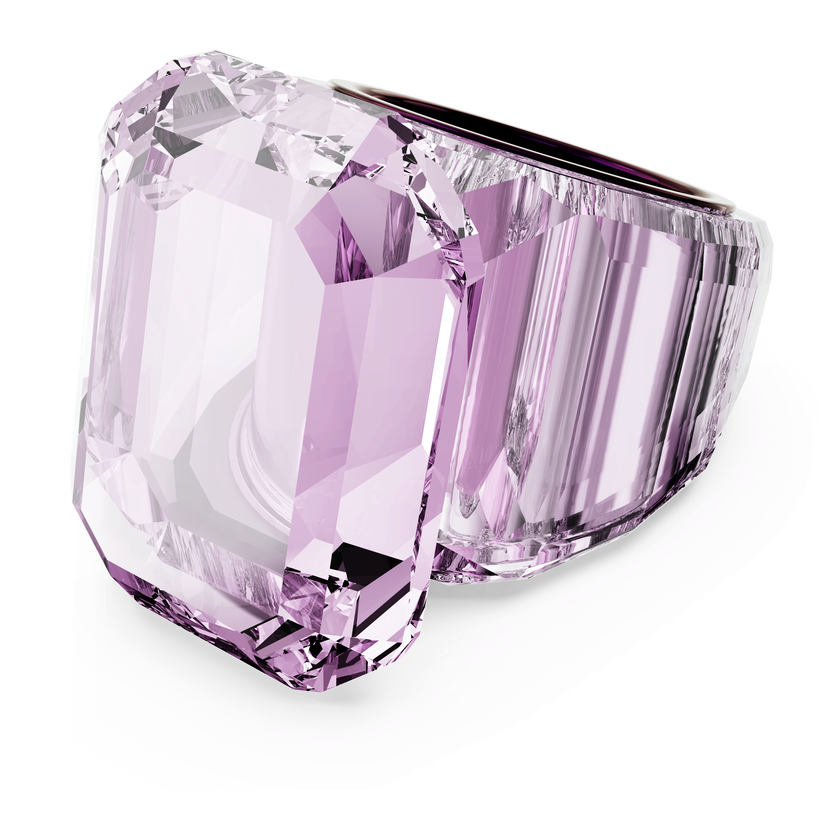 swarovski lucent cocktail ring  pink