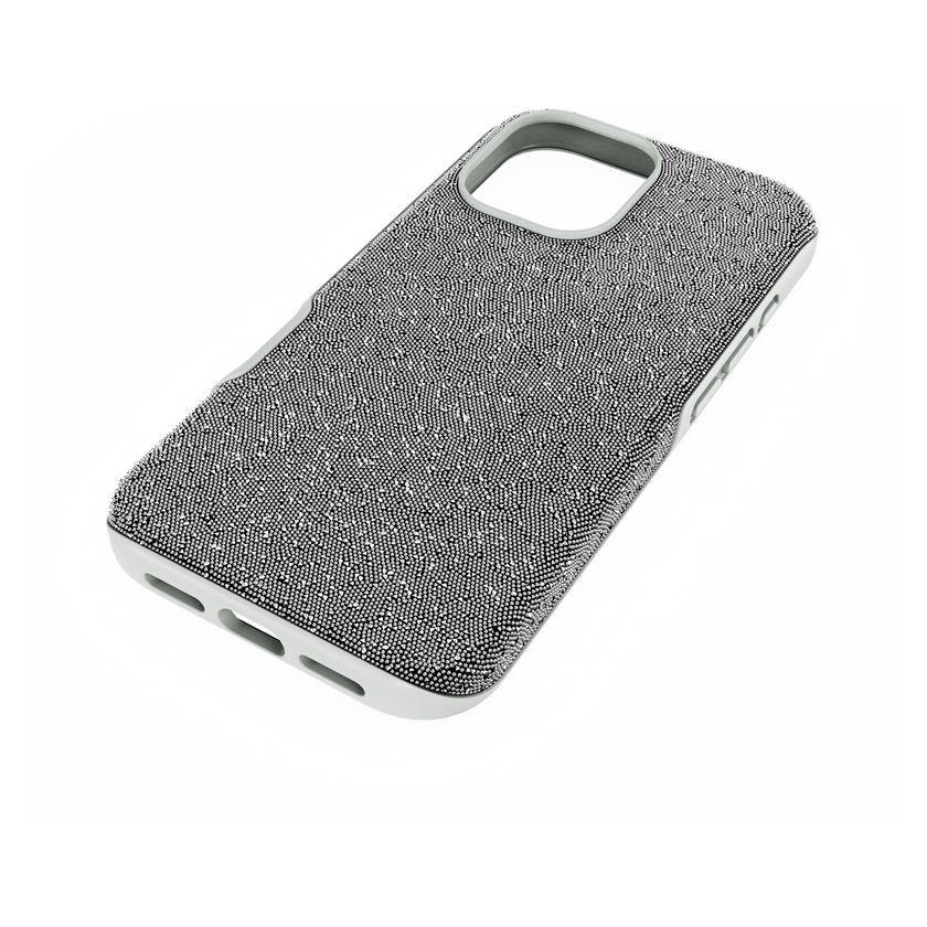 swarovski high smartphone case  iphone  17  silver tone