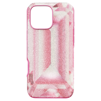 swarovski high smartphone case crystal print motif iphone 16 pro max pink