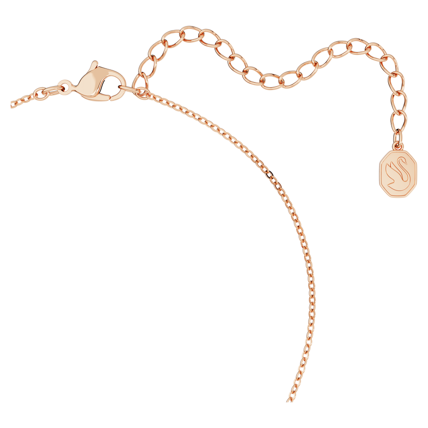 swarovski originally set  crystal pearl  white  18k rose gold finish