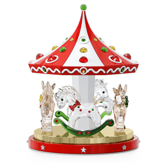 swarovski holiday cheers carousel