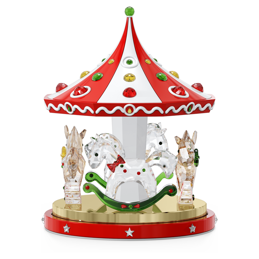 swarovski holiday cheers carousel
