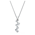 swarovski galaxy pendant  laboratory grown diamonds 0 9 ct tw  18k white gold