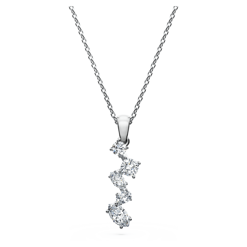 swarovski galaxy pendant  laboratory grown diamonds 0 9 ct tw  18k white gold