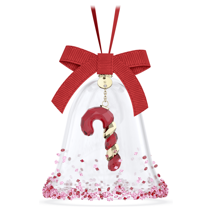 swarovski holiday cheers dulcis bell ornament  red