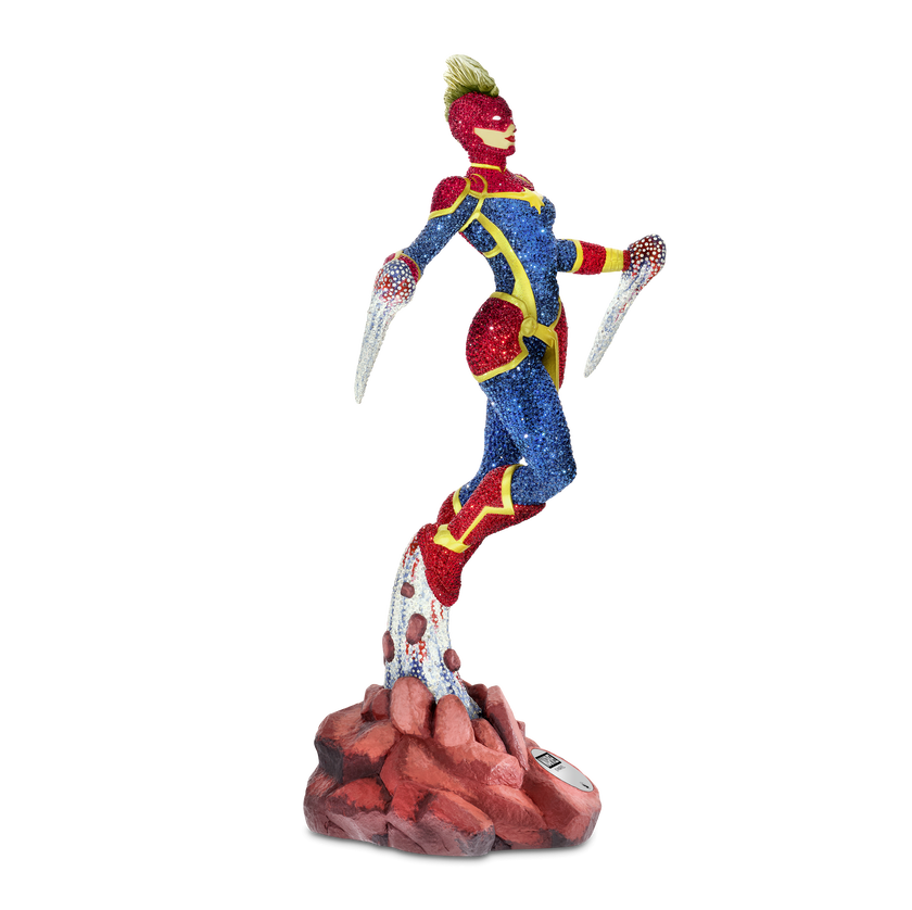 swarovski marvel captain marvel limited edition