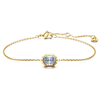 swarovski octagon bracelet  lab grown diamonds 0 5 ct tw  octagon shape  18k yellow gold