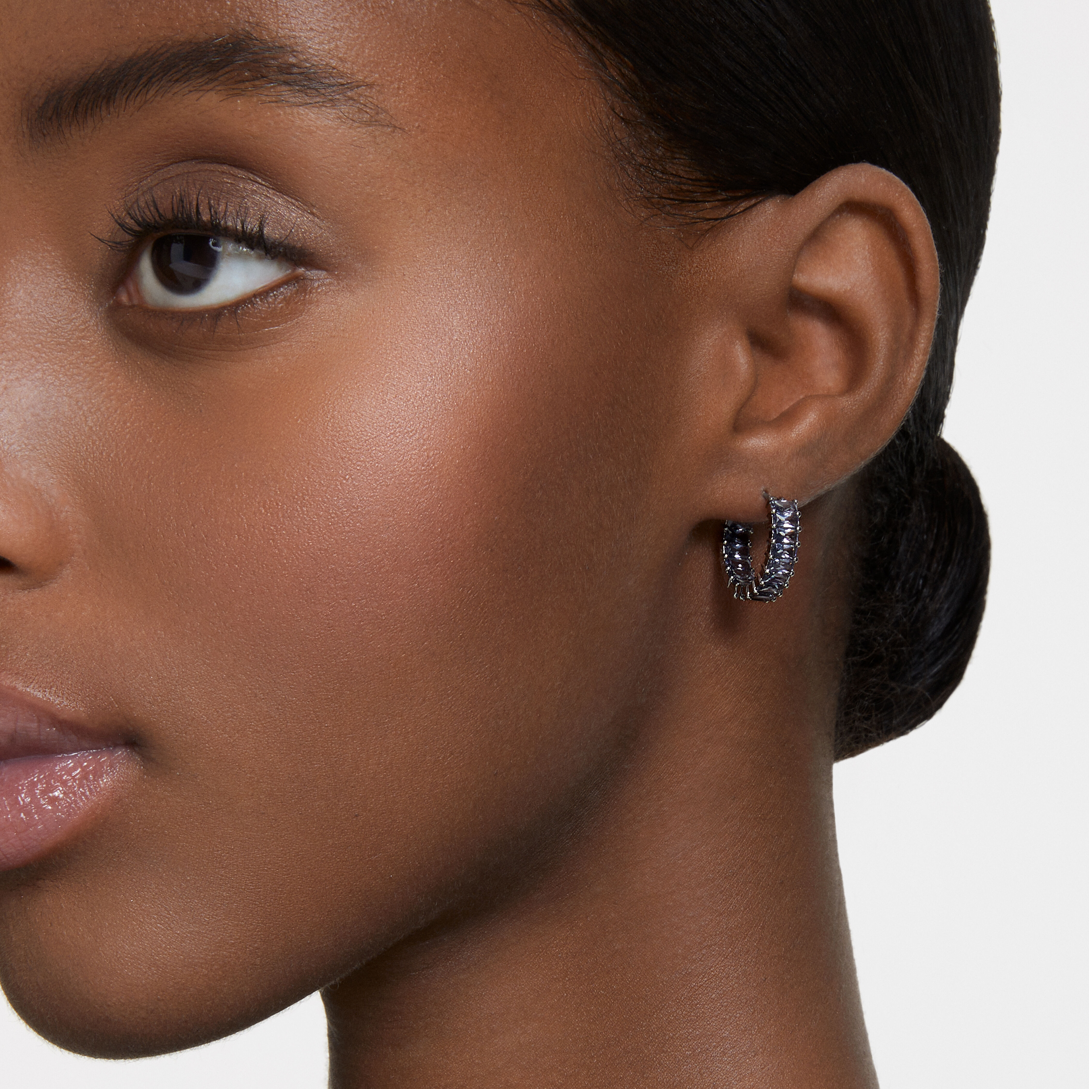 Swarovski top hoop earrings