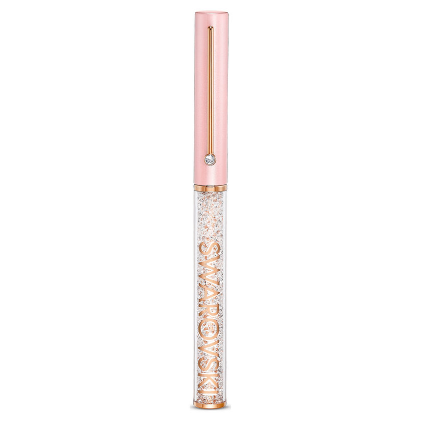 swarovski crystalline gloss ballpoint pen  pink  pink lacquered  rose gold tone plated