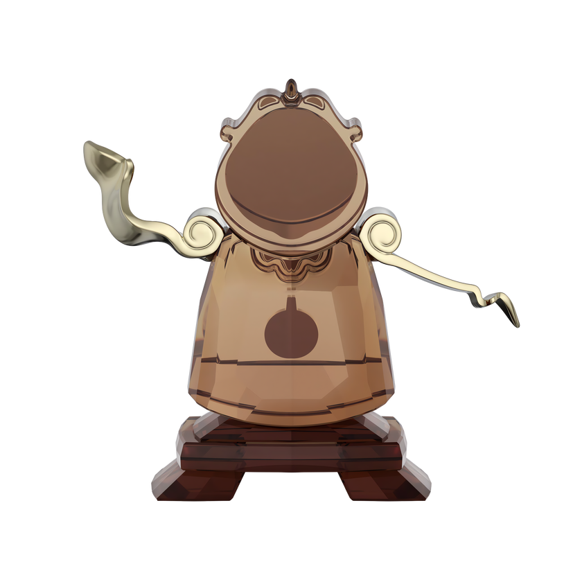 swarovski beauty and the beast cogsworth