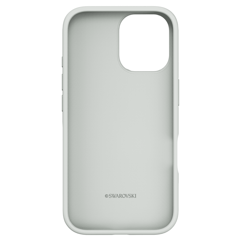 swarovski high smartphone case  iphone  16  silver tone