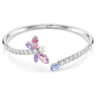 ariana grande x swarovski bangle  mixed cuts  dragonfly  multicolored  rhodium plated