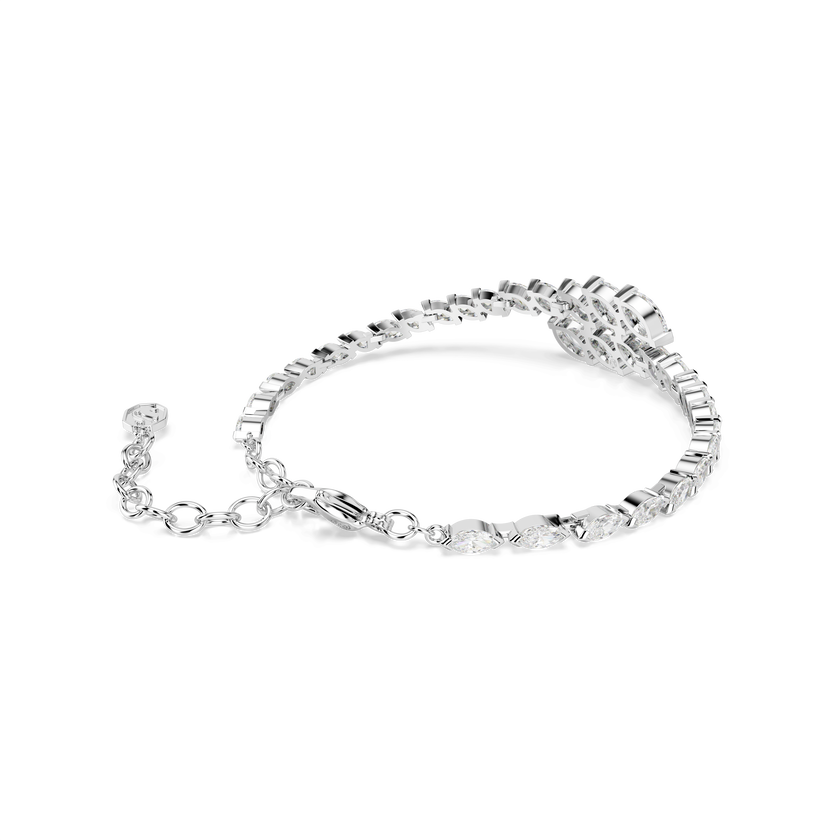 swarovski mesmera bracelet  marquise cut  white  rhodium plated
