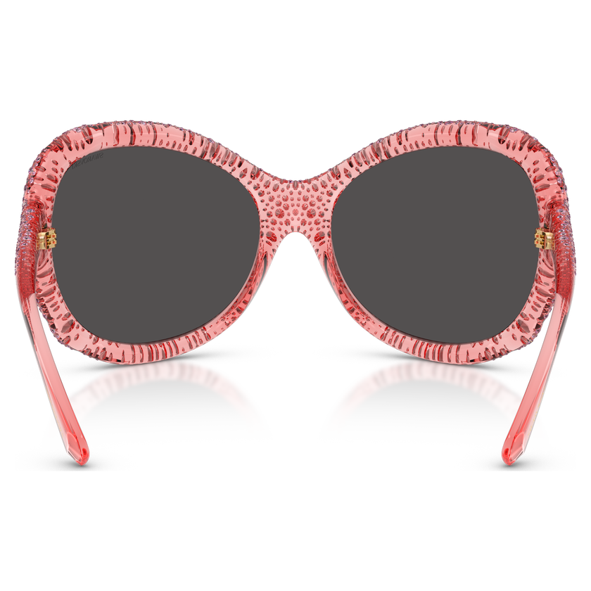 swarovski sunglasses  oversized  cat eye shape  sk6052  pink