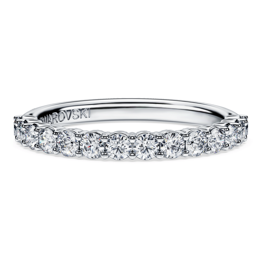 swarovski eternity band ring  laboratory grown diamonds 0 5 ct tw  18k white gold
